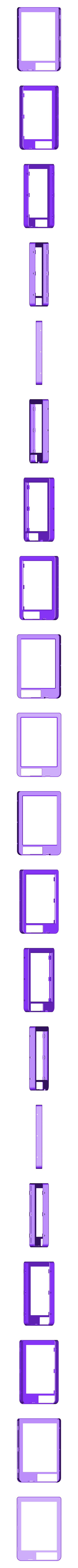 front_v7.STL BlueFlyVario and Kobo Clara HD case with extended battery