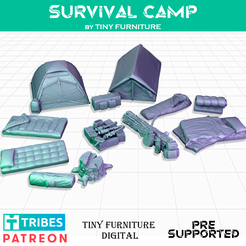 Survival_MMF.png STL file Survival Camp・3D printer design to download