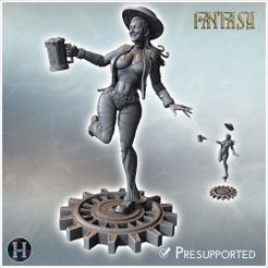 1-PREM-25.jpg Sexy woman dancing with pint of beer in hand and hat (11) - NSFW Girl Sexy Collectible Hentai RPG Hot Miniatures Female Tabletop