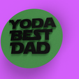 yoda-dad.png Yoda Best Dad Stamp