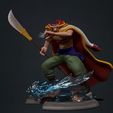 wip 1.jpg One Piece - Edward Newgate - Statue à barbe blanche imprimée en 3d