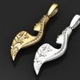 3.jpg Hook Style Pendant Set   3D printable model