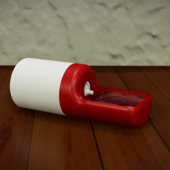 91459EB7-36E3-47D3-B893-ACD85EE9068C.png Download file Pet Water Bottle • 3D printable model, lazybear3d