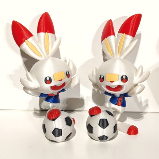 Soccer Scorbunny - presupported model