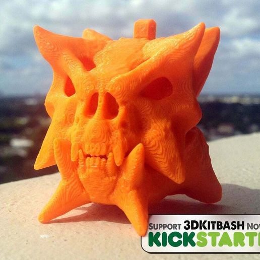 Gankra Skull Charm - Kickstarter promotion for 3DKitbash.com 3D model
