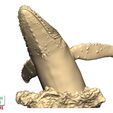Humpback-Whale-Head-off-the-Water-6.jpg Humpback Whale Head off the Water 3D printable model