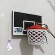 IMG3.jpg Basketball hoop key holder and basketball ball keychain