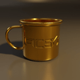 Cup1.png Download STL file SATISFACTORY - Pioneers Cup • 3D printing design, Wikus3D
