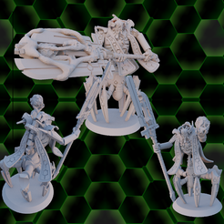 NCP_ALL.png 3D file Space Skeletons Lancer & Parts・3D printing idea to download