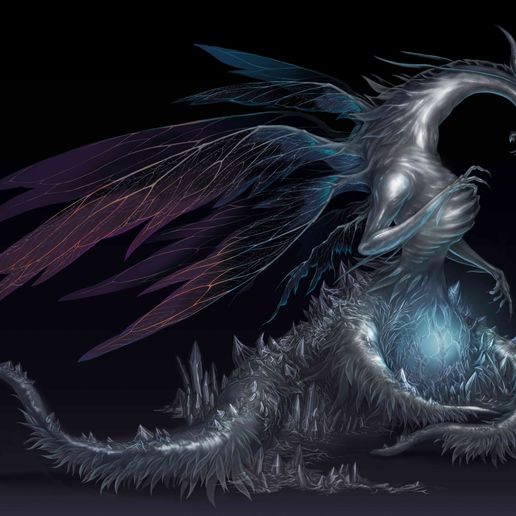 Seath the Scaleless – Dark Souls Action Figure STL