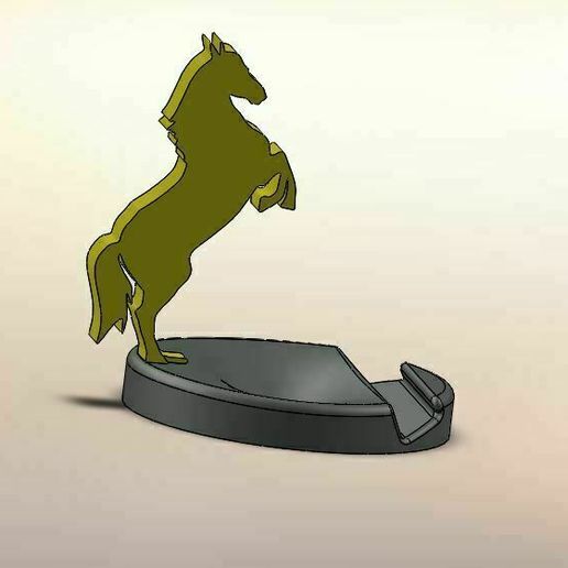 🐎 HORSE CELL PHONE HOLDER・ STL File for ・Cults