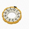 Uhrgneto_v13s.jpg Clock Magnet Fridge Whiteboard Kids Timetable time