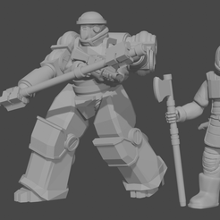 fixed-korps-captain-and-half-kampfer.png Fichier STL gratuit Correction de Half-Kampfer et remaniement de Korps Captain・Idée pour impression 3D à télécharger