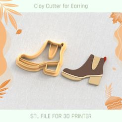 1.jpg 3D file Boots Autumn Polymer Clay Cutter・3D printing idea to download, craftunicutters
