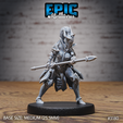 3180-Hunters-Guild-Female-Knight-Spear-Medium-1.png Hunters Guild Female Knight Spear ‧ DnD Miniature ‧ Tabletop Miniatures ‧ Gaming Monster ‧ 3D Model ‧ RPG ‧ DnDminis ‧ STL FILE