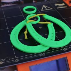 2.JPG STL file Horseshoe Ring Puzzle・3D printing design to download