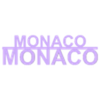 Monaco tag.stl All F1 2024 TRACKS, with tag