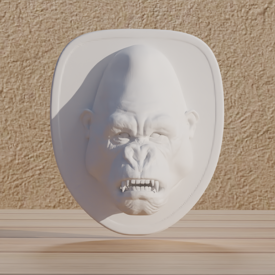 0001.png Télécharger fichier Fichier : Animaux Trophée Gorille au format numérique • Objet pour impression 3D, Mak3_Me_Studio