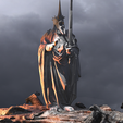 sauron.2127.png Witch king Sculpture 1