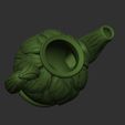 2.jpg Fairycore Tea Set – 3D Printable Cottagecore Teapot & Leaf Cups