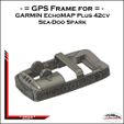 Garmin_EchoMAP_Plus_42cv_SPARK_mount-frame_02.jpg Frame for Garmin EchoMAP Plus 42cv Sea-Doo SPARK