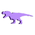 trex2.stl T-Rex Silhouette 2