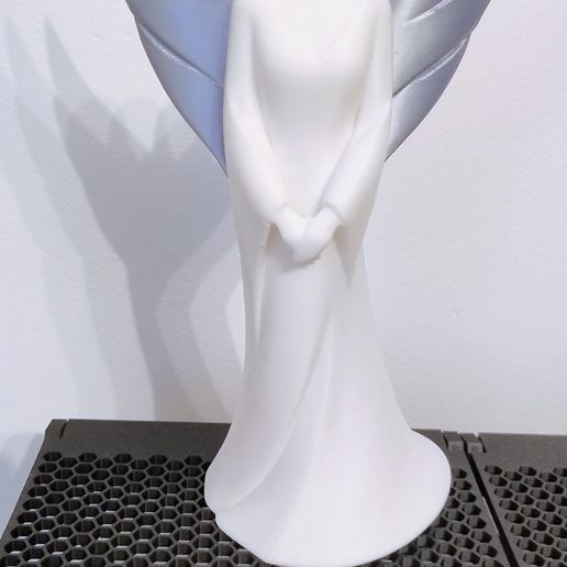 Minimalist Angel with Snap-Fit Wings (3MF Ready)