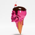 0006.jpg Skull Sundae Ice Cream Pop Pop Surrealism toy