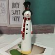 04.jpg Santa Claus and Snowman - Stylized - Christmas Decoration