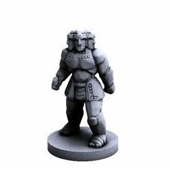 IronGolem2.png Free STL file Iron Guardian (18mm scale)・3D printable design to download