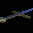 longsword-1-6.png Archivo 3D 3x Longsword nuevo / ligeramente roto / muy roto・Modelo imprimible en 3D para descargar