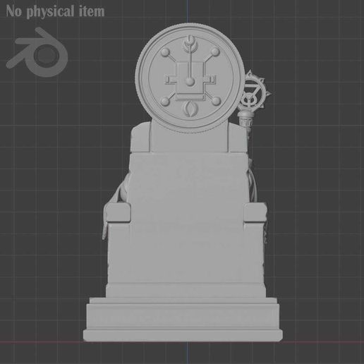 1000040633.jpg Goetia Demon on Stone Throne STL - Statue de fantaisie unicolore pour l'impression 3D