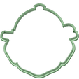 Contorno.png Marshall face front cookie cutter