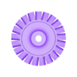 Turbine_Wheel.stl Model Jet Engine static model including cutout