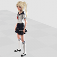 10O1.png GIRL GIRL DOWNLOAD anime SCHOOL GIRL 3d model animated for blender-fbx-unity-maya-unreal-c4d-3ds max - 3D printing GIRL GIRL SCHOOL SCHOOL ANIME MANGA GIRL - SKIRT - BLEND FILE - HAIR