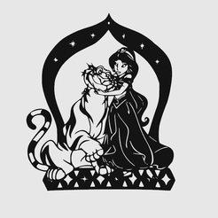 Jasmine-et-Rajah.png Fichier STL Jasmine et Rajah・Design à télécharger et à imprimer en 3D