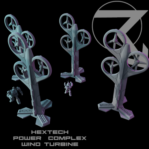 HEXTECH-Power-Complex-Wind-Farm.png HEXTECH - Power Complex - Core Bundle (Battletech-kompatibles Hex-Gelände)
