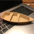 421b89ced901f85c56bf9f314ff594a7_preview_featured.jpeg STL file UPDATED - Wooden Paddle Boat・3D printer design to download