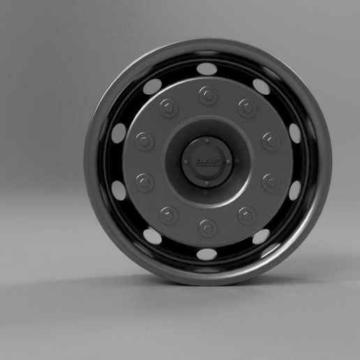 🚚 Daf XF105 Truck Wheels 1/24・ STL File for 3D printing・Cults