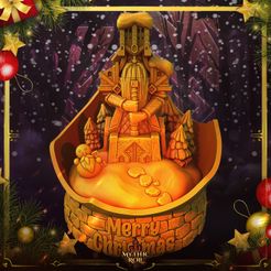 baldurs-shrine.jpg 3D file Snow Globe | Baldur's Shrine, Mythic Roll Ornament・3D printing template to download