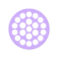 round_filter_holder_cap.stl Large Filter for the Montana Covid Mask