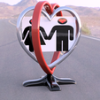 valentines_photo_2.png Archivo STL gratis Valentine spinning heart Photo holder・Objeto de impresión 3D para descargar
