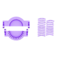 molde empanada V3 .stl MOLDE PARA EMPANADAS (MODELO V3)