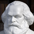 202Karl-Marx_frame15_3saten.png 卡尔-马克思 - 半身雕像 3D 打印模型 STL 文件，可打印半身雕像