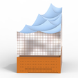 Building (5).png STL file Elbphilharmonie Hamburg・3D printer design to download