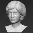 2.jpg Princess Diana bust 3D printing ready stl obj formats