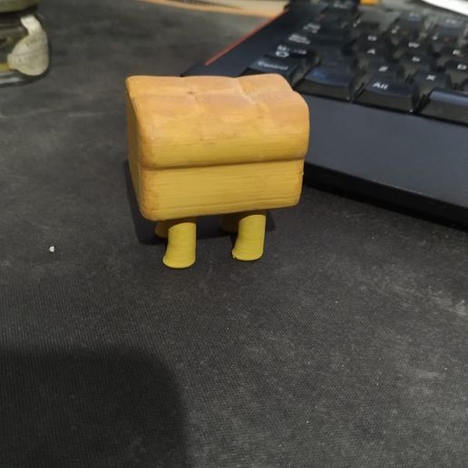 Bread with legs 3D model