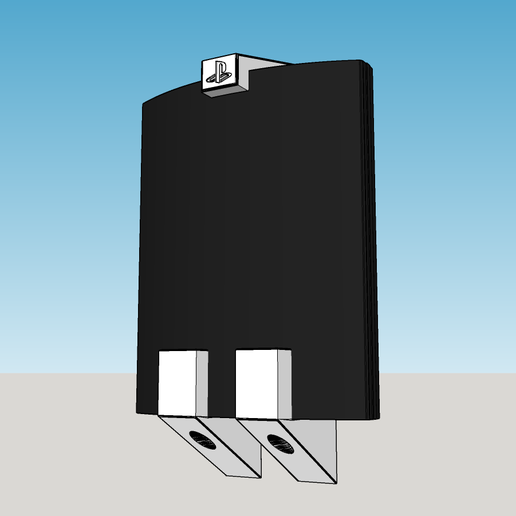 🎮 PS3 Wall mount (fat)・ STL File for ・Cults