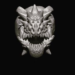 3E31B757-1A9F-40FE-8E11-611B0EBDC26D.jpeg Free STL file Monster Mutant Pendant v2・Model to download and 3D print