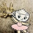 Image-3.jpg ballerina cappuccina keychain, Italian Brainrot